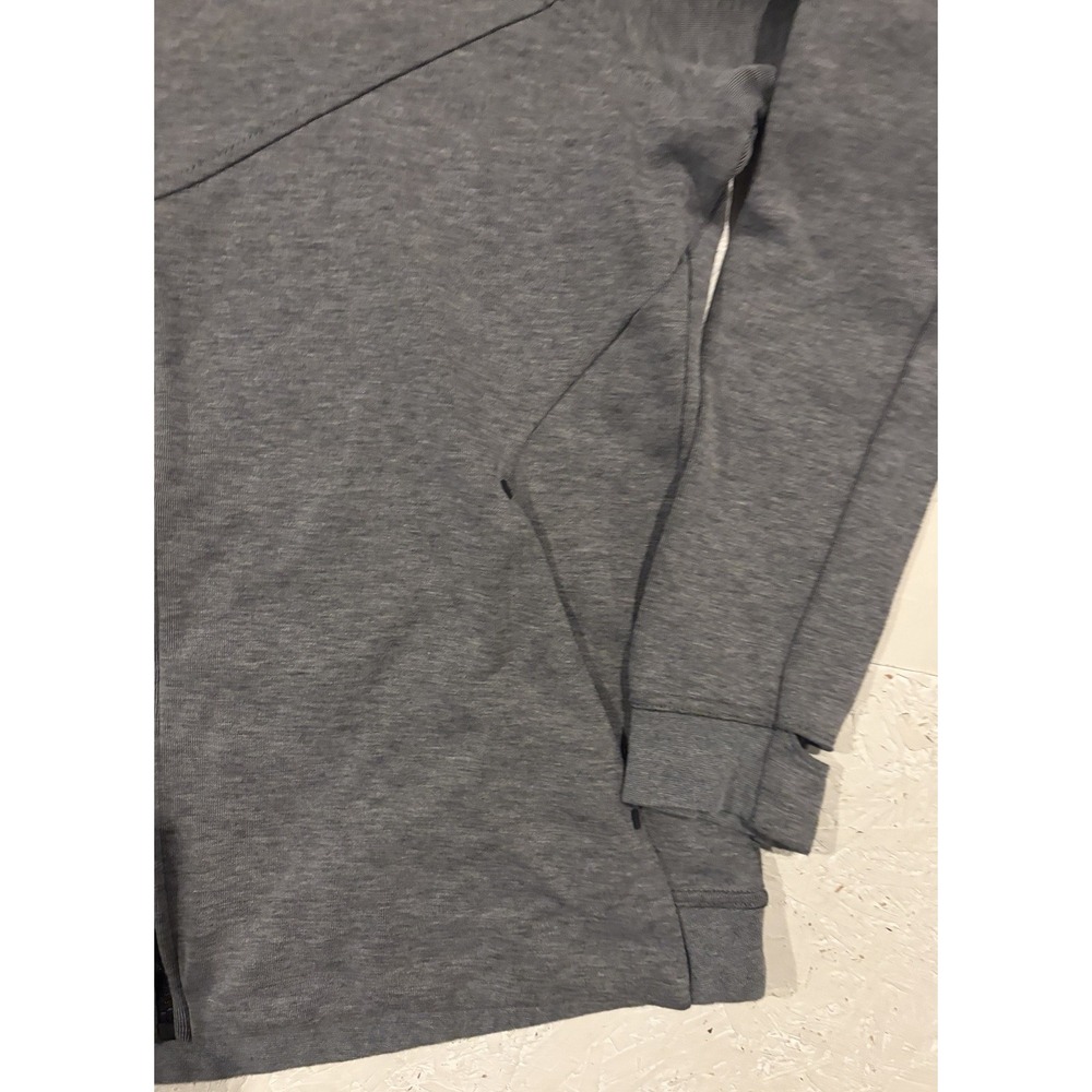 Nike Hoodie Womens XL Gray Tech Fleece Full Zip Jumper Swoosh Jacket Top 842845 - Picture 2 of 10